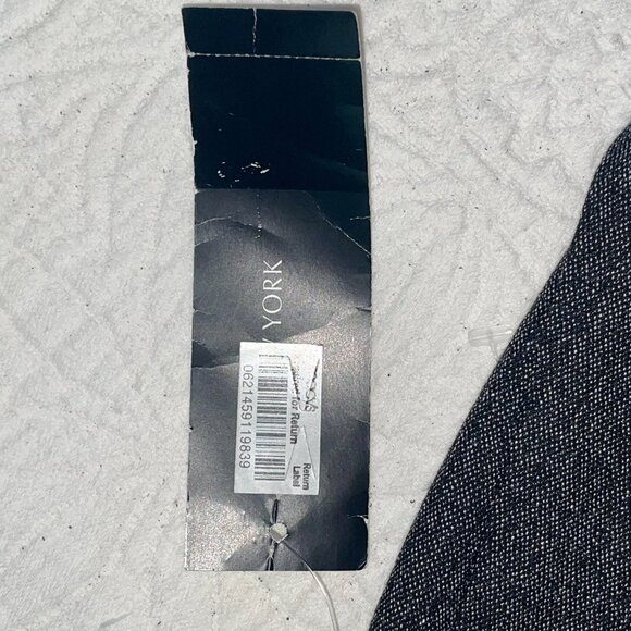 Jones New York Collection Black Gray Silver Pinstripe Slacks Sz 4 NWT - Picture 5 of 8